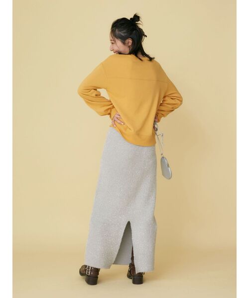 Ungrid（アングリッド）の「【WEB限定】フラワープリントスウェット（スウェット・レディース・イエロー/ライトグレー/チャコールグレー・FREE）」の16枚目の写真