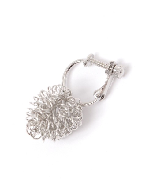 GLOBAL WORK（グローバルワーク）の「MADE IN JAPAN/モシャボールイヤリング/145245（イヤリング・レディース・イエロー/シルバー・ONE SIZE）」の4枚目の写真