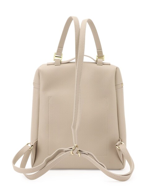 index（インデックス）の「◆フロントジップリュック（バックパック/リュック・レディース・ブラック/ベージュ・00）」の12枚目の写真