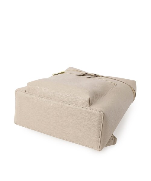 index（インデックス）の「◆フロントジップリュック（バックパック/リュック・レディース・ブラック/ベージュ・00）」の13枚目の写真