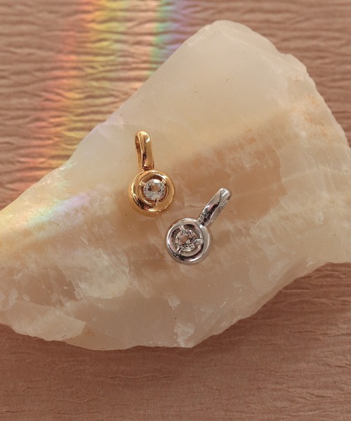 flavor ホワイトトパーズ チャーム silver925（チャーム）｜NOIR DE POUPEE（ノワールドプーペ）