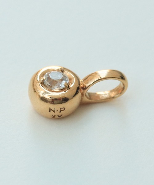 flavor ホワイトトパーズ チャーム silver925（チャーム）｜NOIR DE POUPEE（ノワールドプーペ）