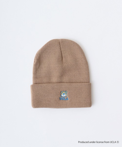 UCLA(ユーシーエルエー)の「UCLA Bear 刺繍 ニット帽子(ニットキャップ/ビーニー・メンズ・ベージュ/ブラック/オリーブ・FREE)」の5枚目の写真