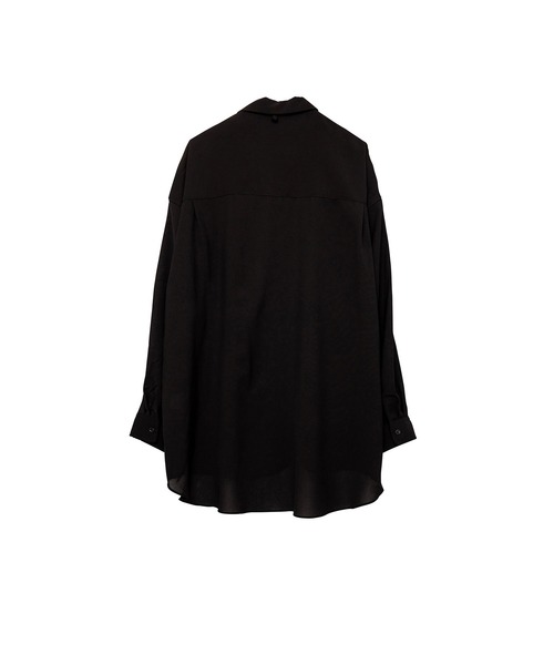 INTERPLAY(インタープレイ)の「【INTERPLAY】Open Collar Over Size Shirt 【2:Solid】 (UINISEX)(シャツ/ブラウス・メンズ・チャコールグレー/ホワイト/ブラック/ピンク・FREE)」の8枚目の写真