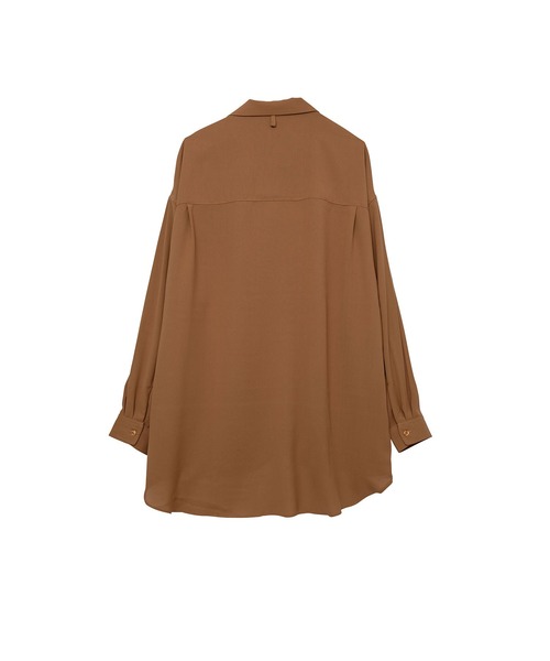 INTERPLAY(インタープレイ)の「【INTERPLAY】Open Collar Over Size Shirt 【2:Solid】 (UINISEX)(シャツ/ブラウス・メンズ・チャコールグレー/ホワイト/ブラック/ピンク・FREE)」の12枚目の写真