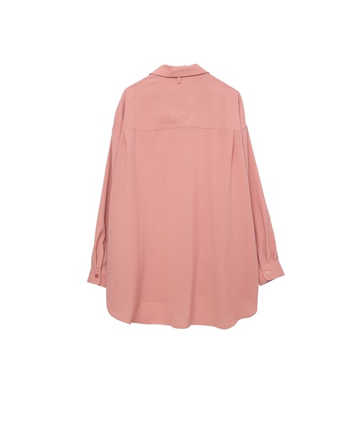 INTERPLAY(インタープレイ)の「【INTERPLAY】Open Collar Over Size Shirt 【2:Solid】 (UINISEX)(シャツ/ブラウス・メンズ・チャコールグレー/ホワイト/ブラック/ピンク・FREE)」の16枚目の写真