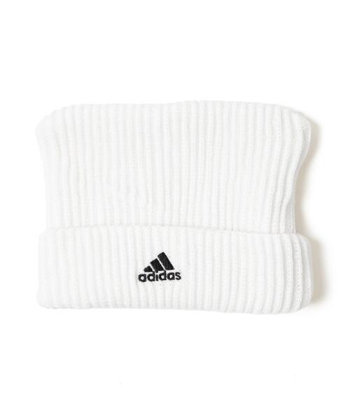 adidas(アディダス)の「WEGO/adidas CAT WATCH(ニットキャップ/ビーニー・レディース・ブラック/ホワイト・FREE)」の8枚目の写真