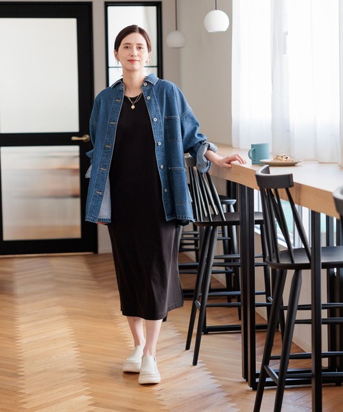 セール】カバーオールデニムジャケット[プチサイズあり]（カバーオール