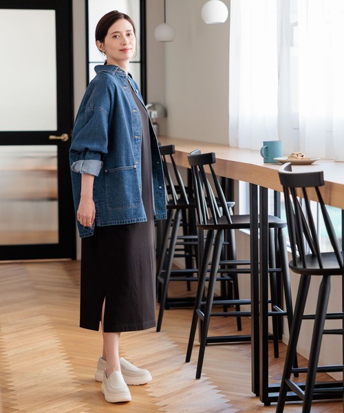 セール】カバーオールデニムジャケット[プチサイズあり]（カバーオール