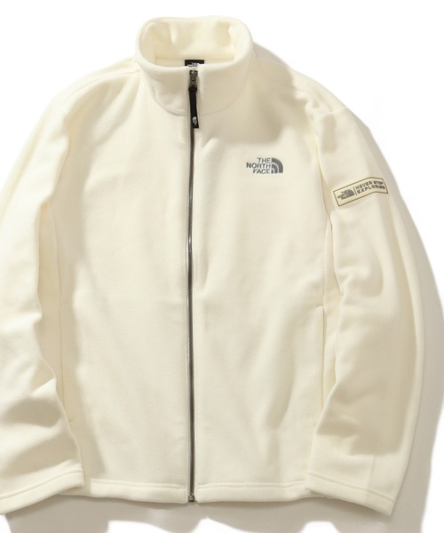 THE NORTH FACE(ザノースフェイス)の「【THE NORTH FACE/ザノースフェイス】FUZZY FLEECE JACKET/ファジー フリース ジャケット(ブルゾン・メンズ・アイボリー/ブラック/ダークネイビー・XL/L/S/M)」の2枚目の写真