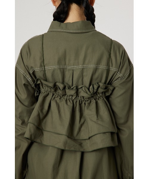 ◎新品未使用品◎ロデオクラウンズ フリルレイヤードミリタリーロングワンピース RODEO CROWNS WIDE BOWL | フリルレイヤードミリタリーロング