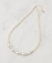 SHOO・LA・RUE | 【セレモニー】フェイクパールパヴェネックレス(ネックレス)