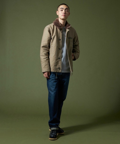 【セール】N-1 デッキジャケット JUNGLE CLOTH（ミリタリージャケット）｜ALPHA（アルファ）