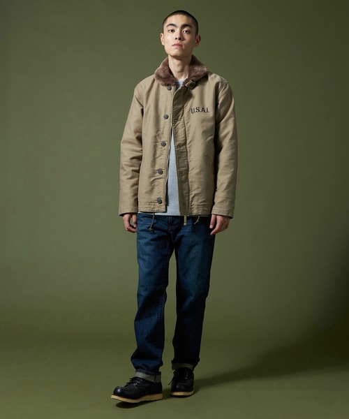 【セール】N-1 デッキジャケット JUNGLE CLOTH（ミリタリージャケット）｜ALPHA（アルファ）