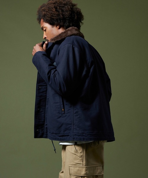 【セール】N-1 デッキジャケット JUNGLE CLOTH（ミリタリージャケット）｜ALPHA（アルファ）