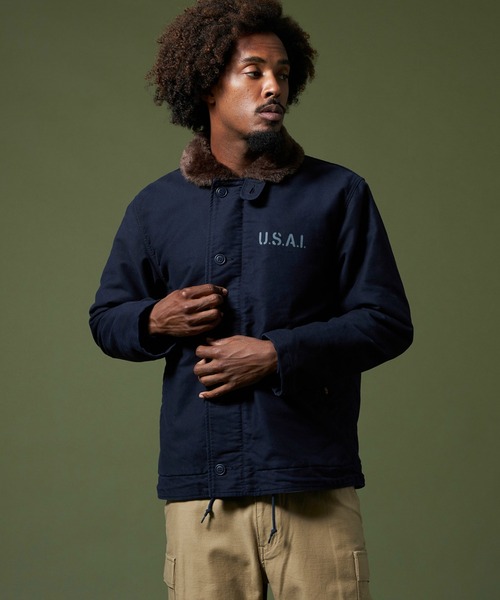 【セール】N-1 デッキジャケット JUNGLE CLOTH（ミリタリージャケット）｜ALPHA（アルファ）