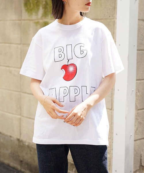 GOOD MOTIVE TEE（グッドモチーブティー）の「GOOD MOTIVE TEE/グッドモーティブティー 半袖Tシャツ（Tシャツ/カットソー・レディース・ホワイト系3/グリーン系2/ブラック系1/ホワイト系2/ホワイト系1/ホワイト系4/グリーン系1/ブラック系2・L/M）」の19枚目の写真