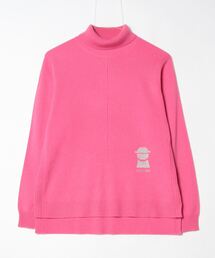 カシミヤ100%タートルネックニットプルオーバー