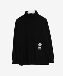 カシミヤ100%タートルネックニットプルオーバー