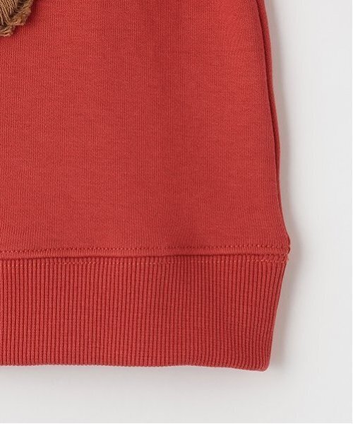 kladskap(クレードスコープ)の「ライオンアップリケトレーナー(スウェット・キッズ・ライトベージュ/レッド・80cm/90cm/100cm/110cm)」の8枚目の写真