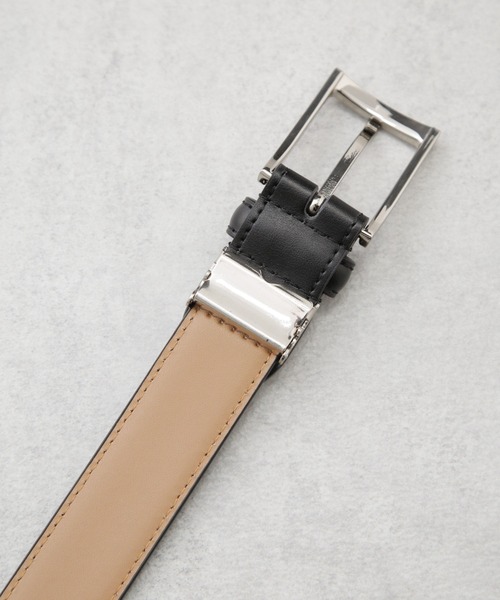 NANO universe（ナノユニバース）の「スプリットレザーベルト 1（ベルト・メンズ・ブラック/キャメル/ブラウン・FREE）」の7枚目の写真