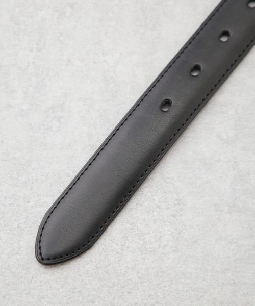 NANO universe（ナノユニバース）の「スプリットレザーベルト 1（ベルト・メンズ・ブラック/キャメル/ブラウン・FREE）」の9枚目の写真