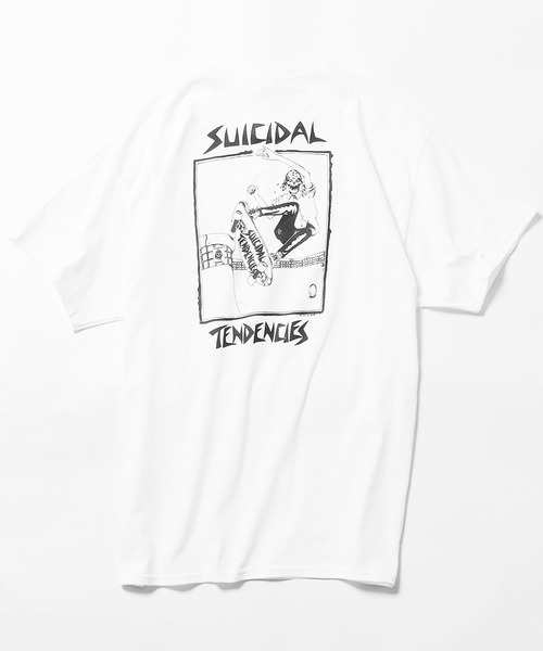 tシャツ SUICIDAL TENDENCIES TS 8 Skater + Sticker Tシャツ グラフィックＴシャツ レディース セール】SUICIDAL TENDENCIES TS 8 Skater + Sticker Tシャツ