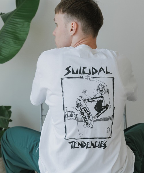 セール】SUICIDAL TENDENCIES TS 8 Skater + Sticker Tシャツ