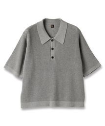 RYU（リュー）の「half-sleeve knit polo（ポロシャツ）」