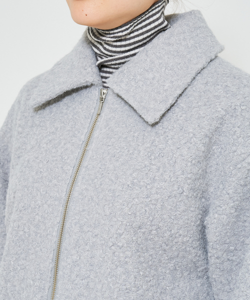 qualite scape(カリテ スケープ)の「ブークレブルゾン(ブルゾン・レディース・ネイビー/グレー/アイボリー・フリー)」の10枚目の写真