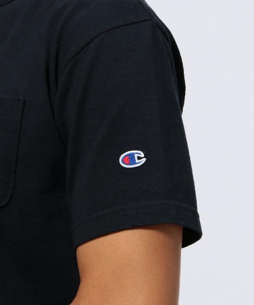 Champion(チャンピオン)の「<CHAMPION(チャンピオン)> POCKET TEE 1◆(Tシャツ/カットソー・メンズ・ホワイト/ネイビー・MEDIUM/X-LARGE/LARGE)」の10枚目の写真