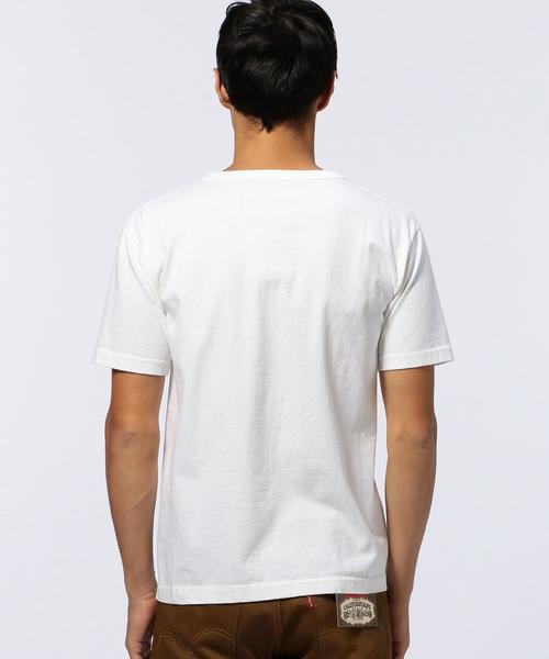 Champion(チャンピオン)の「<CHAMPION(チャンピオン)> POCKET TEE 1◆(Tシャツ/カットソー・メンズ・ホワイト/ネイビー・MEDIUM/X-LARGE/LARGE)」の15枚目の写真