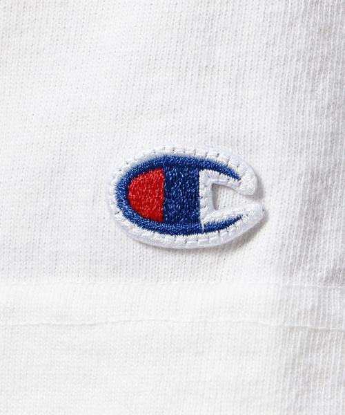 Champion(チャンピオン)の「<CHAMPION(チャンピオン)> POCKET TEE 1◆(Tシャツ/カットソー・メンズ・ホワイト/ネイビー・MEDIUM/X-LARGE/LARGE)」の8枚目の写真