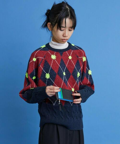 FRAPBOIS（フラボア）の「フラグメンドット フラグメントケース（財布・レディース・ブラック/ベージュ・FREE）」の9枚目の写真