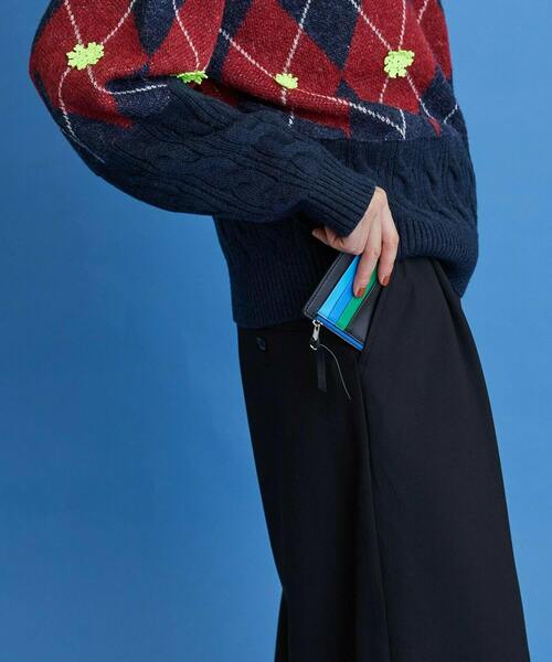 FRAPBOIS（フラボア）の「フラグメンドット フラグメントケース（財布・レディース・ブラック/ベージュ・FREE）」の11枚目の写真