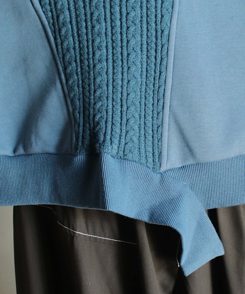 【セール】ニットソー×カットT（Tシャツ/カットソー）｜BITTOKO（ビットコ）