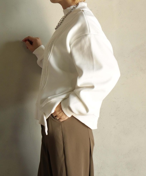 【セール】ニットソー×カットT（Tシャツ/カットソー）｜BITTOKO（ビットコ）