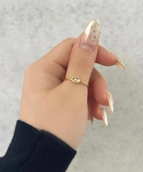 Burner(バーナー)の「【OKUOKU 0909】サークル スクエア ミニストーン カラフル リング oku-ring-719565146300-13 N(リング・レディース・ホワイト系その他/グリーン系その他/レッド系その他/ブラウン系その他/レッド系その他2/ホワイト系その他2/ブラウン系その他2/グリーン系その他2・US 6/US7/US 8)」の2枚目の写真