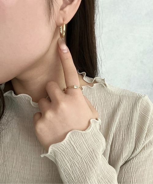 Burner(バーナー)の「【OKUOKU 0909】サークル スクエア ミニストーン カラフル リング oku-ring-719565146300-13 N(リング・レディース・ホワイト系その他/グリーン系その他/レッド系その他/ブラウン系その他/レッド系その他2/ホワイト系その他2/ブラウン系その他2/グリーン系その他2・US 6/US7/US 8)」の3枚目の写真