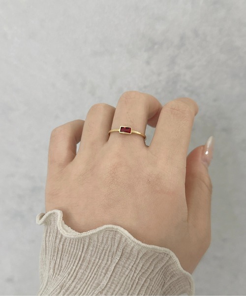 Burner(バーナー)の「【OKUOKU 0909】サークル スクエア ミニストーン カラフル リング oku-ring-719565146300-13 N(リング・レディース・ホワイト系その他/グリーン系その他/レッド系その他/ブラウン系その他/レッド系その他2/ホワイト系その他2/ブラウン系その他2/グリーン系その他2・US 6/US7/US 8)」の8枚目の写真