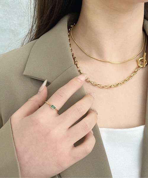 Burner(バーナー)の「【OKUOKU 0909】サークル スクエア ミニストーン カラフル リング oku-ring-719565146300-13 N(リング・レディース・ホワイト系その他/グリーン系その他/レッド系その他/ブラウン系その他/レッド系その他2/ホワイト系その他2/ブラウン系その他2/グリーン系その他2・US 6/US7/US 8)」の22枚目の写真