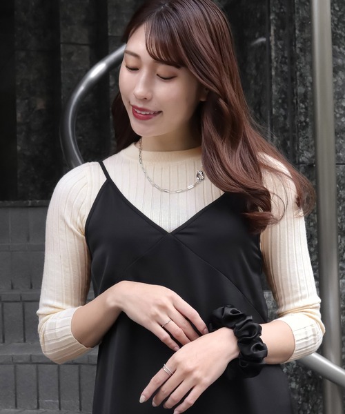 blackdia ocean(ブラックダイヤオーシャン)の「blackdia ocean ピットストライプセーター(ニット/セーター・レディース・ホワイト/ブラック・FREE)」の13枚目の写真