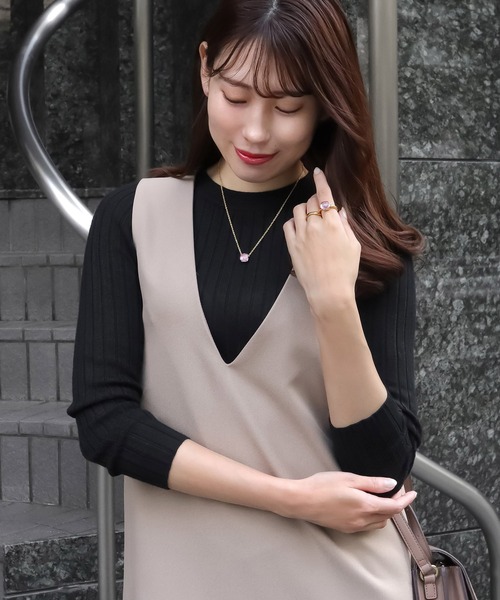 blackdia ocean(ブラックダイヤオーシャン)の「blackdia ocean ピットストライプセーター(ニット/セーター・レディース・ホワイト/ブラック・FREE)」の15枚目の写真