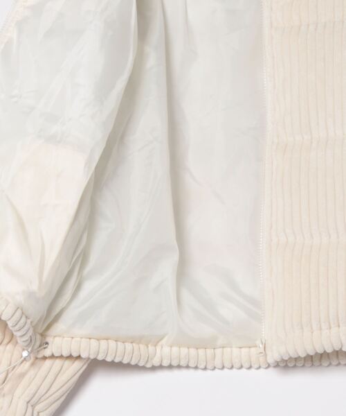 clear（クリア）の「コーデュロイ中綿アウター [レトロ上品　もこもこ感]≪2024AW新作≫（その他アウター・レディース・アイボリー/ピンク/サックスブルー/ブラウン・F）」の21枚目の写真
