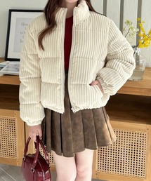 clear | コーデュロイ中綿アウター [レトロ上品　もこもこ感]≪2024AW新作≫(その他アウター)