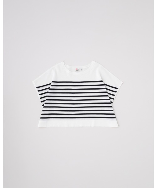 Traditional Weatherwear（トラディショナルウェザーウェア）の「LYNE KINT N/S SHEER（ニット/セーター・レディース・ホワイト×ブラック/ホワイト×ブルー/ホワイト×グレー/ホワイト・S）」の13枚目の写真