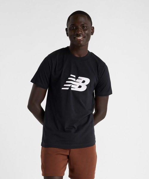 NEW BALANCE(ニューバランス)の「Sport Jersey ショートスリーブTシャツ(Tシャツ/カットソー・メンズ・ホワイト/ネイビー/ブラック・XX-LARGE/X-LARGE/LARGE/MEDIUM/SMALL)」の2枚目の写真