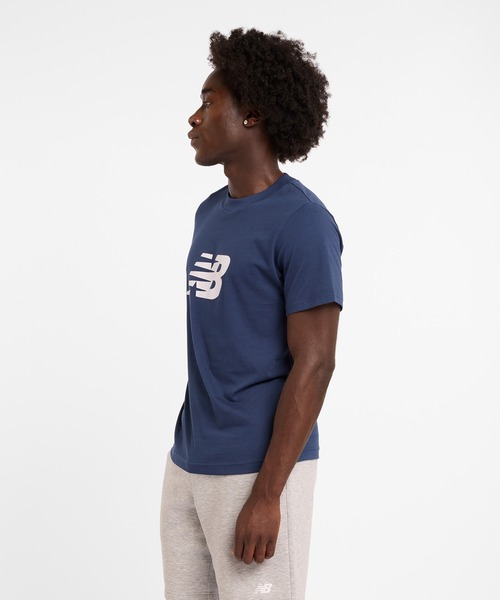 NEW BALANCE(ニューバランス)の「Sport Jersey ショートスリーブTシャツ(Tシャツ/カットソー・メンズ・ホワイト/ネイビー/ブラック・XX-LARGE/X-LARGE/LARGE/MEDIUM/SMALL)」の14枚目の写真