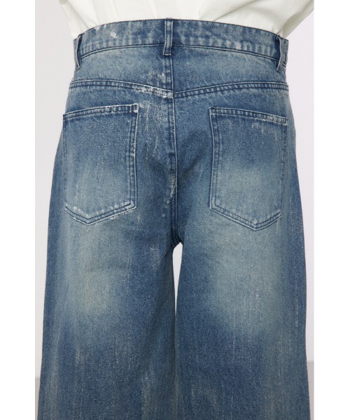 RODEO CROWNS WIDE BOWL(ロデオクラウンズワイドボウル)の「foiled デニムパンツ(デニムパンツ・メンズ・ライトブルー/ブラック/ホワイト・LARGE/MEDIUM)」の11枚目の写真