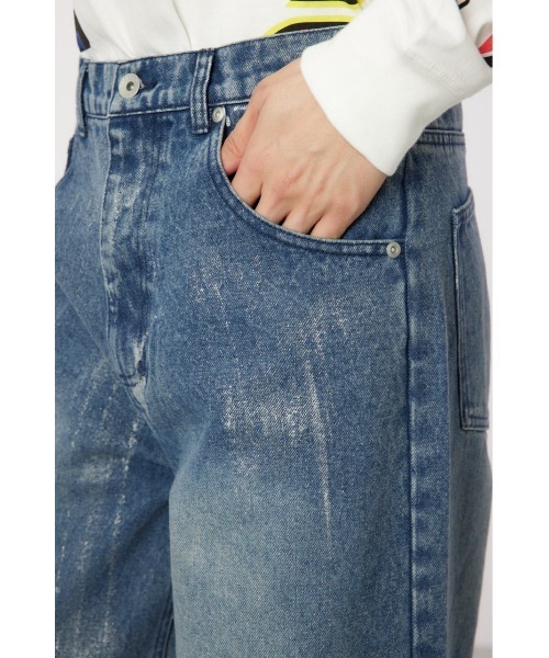 RODEO CROWNS WIDE BOWL(ロデオクラウンズワイドボウル)の「foiled デニムパンツ(デニムパンツ・メンズ・ライトブルー/ブラック/ホワイト・LARGE/MEDIUM)」の12枚目の写真